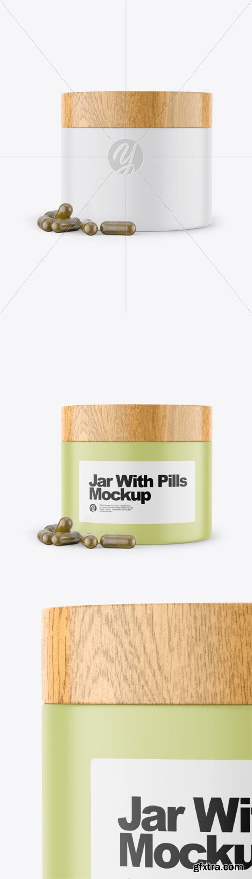 Jar With Pills Mockup 52274