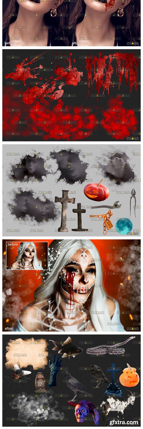 Halloween Clipart &amp; Halloween Overlays 5542419