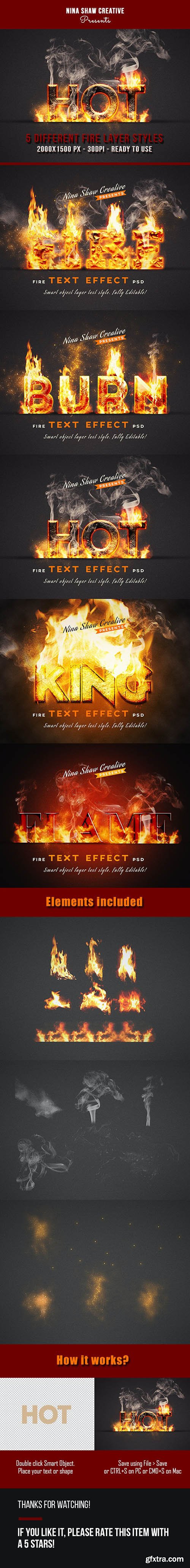 GraphicRiver - Fire Text Effects 27755366