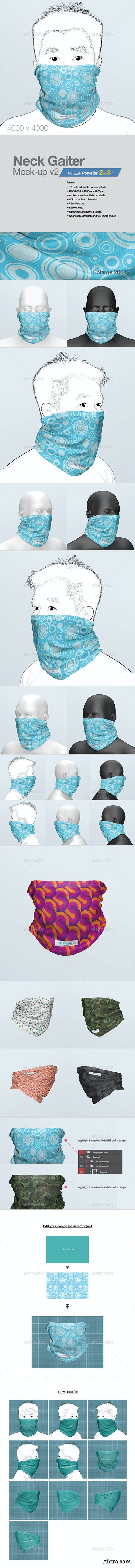 GraphicRiver - Neck Gaiter Mock-up v2 28040325