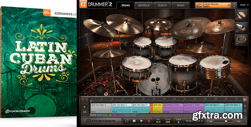 Toontrack Latin Cuban Drums EZX Library v1.0.1 Update 