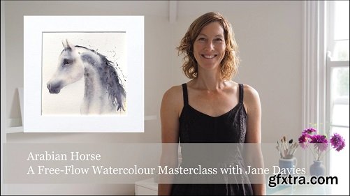 Arabian Horse. A Free-Flow Watercolour Masterclass with Jane Davies