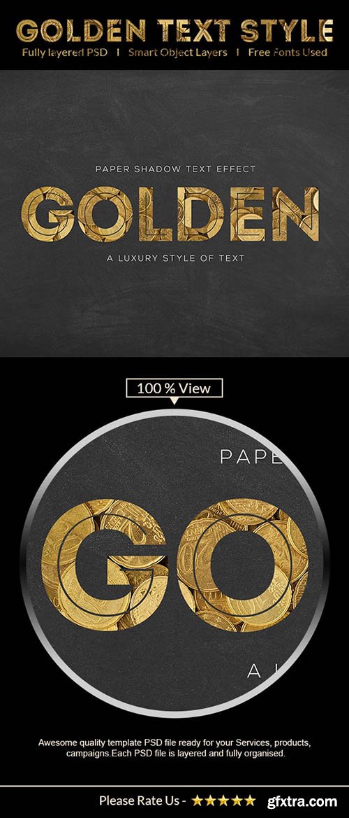 GraphicRiver - Golden Text Effect 28076077