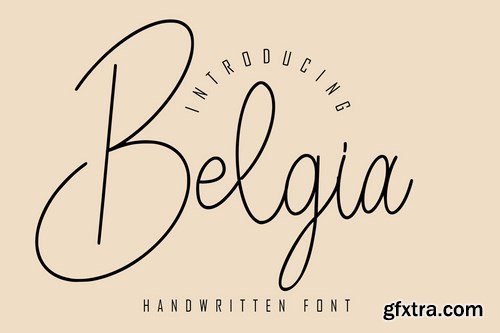 Belgia Handwrittten Script Font