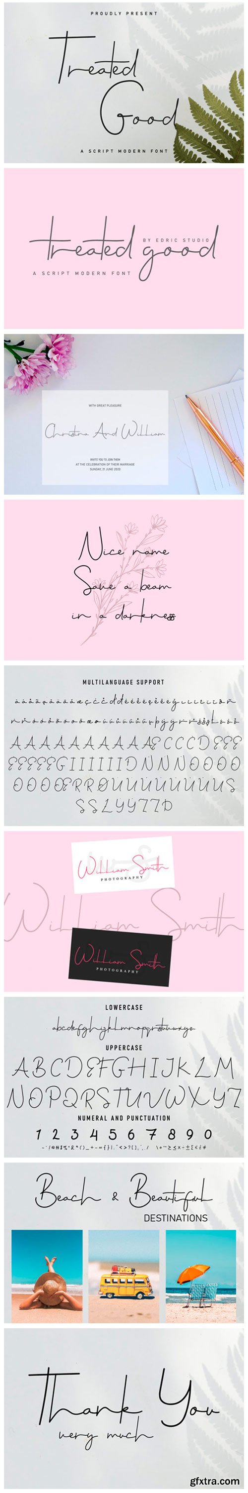 Treated Good Font