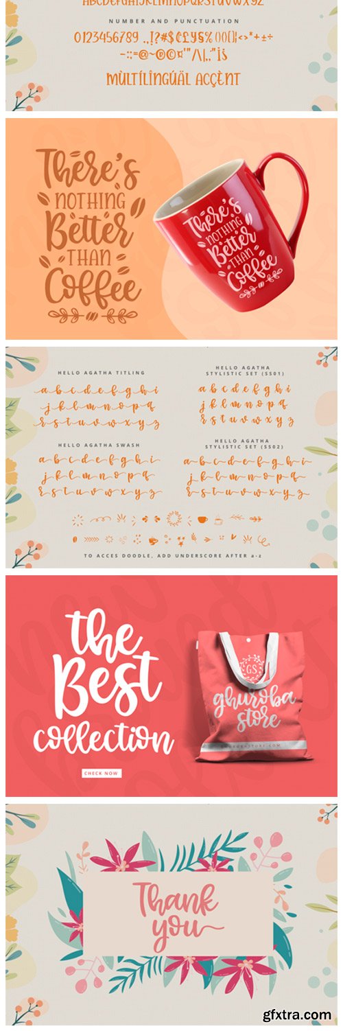 Hello Agatha Font