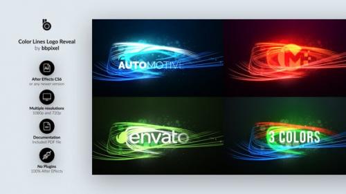 Videohive - Color Lines Logo Reveal