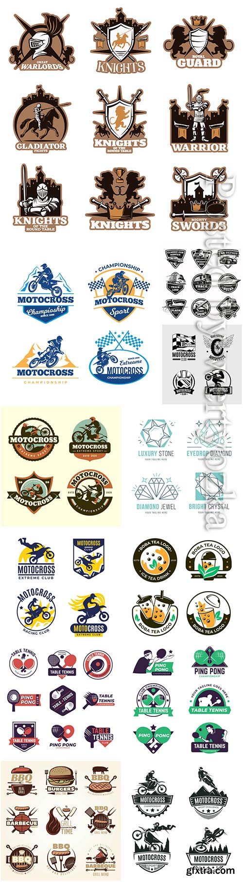 Logos in vector