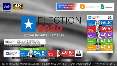 Videohive - Election Results Elements