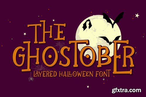 Ghostober Halloween Layered Font