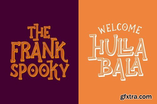 Ghostober Halloween Layered Font