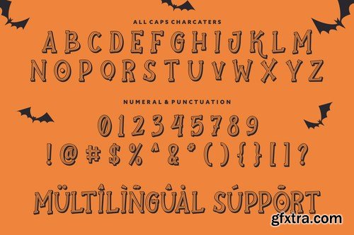 Ghostober Halloween Layered Font