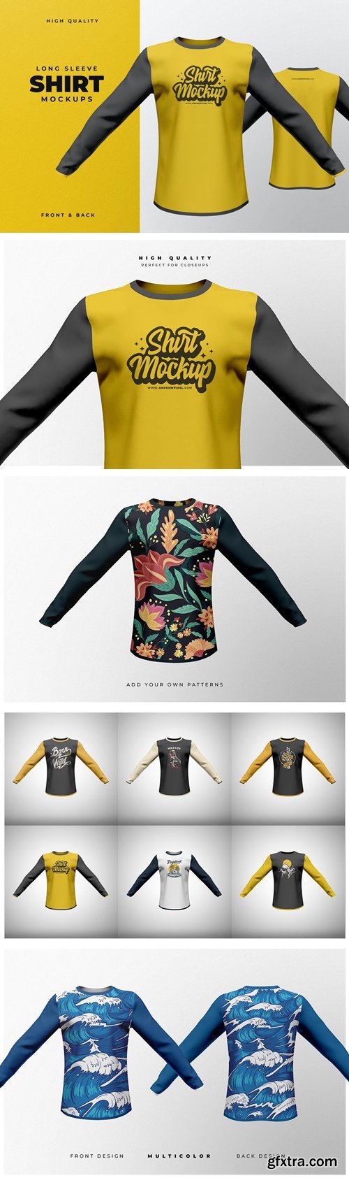 Long Sleeve Shirt Mockup