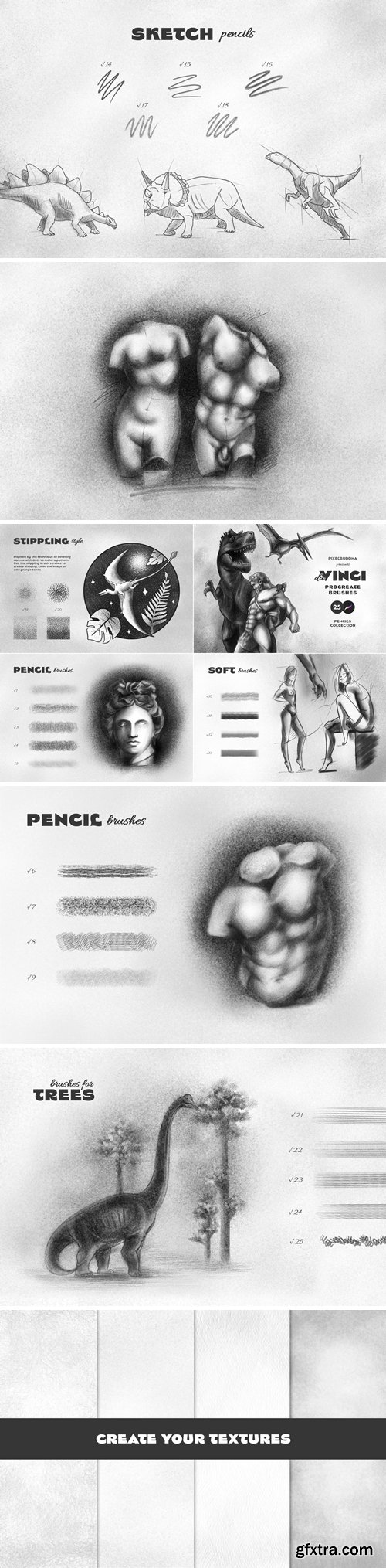 Pencil Procreate Brushes