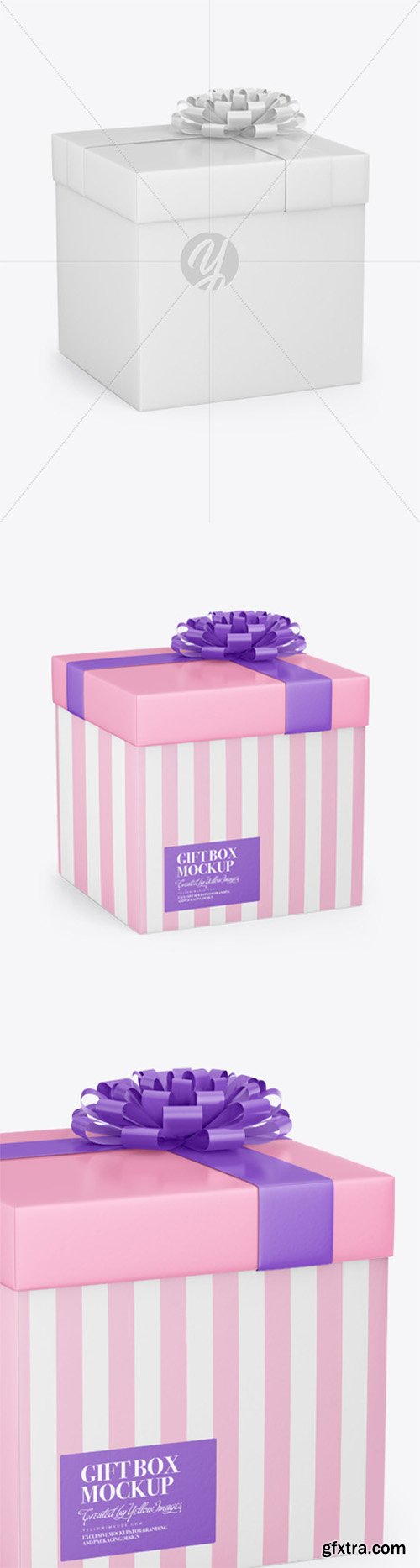 Matte Gift Box Mockup 63253