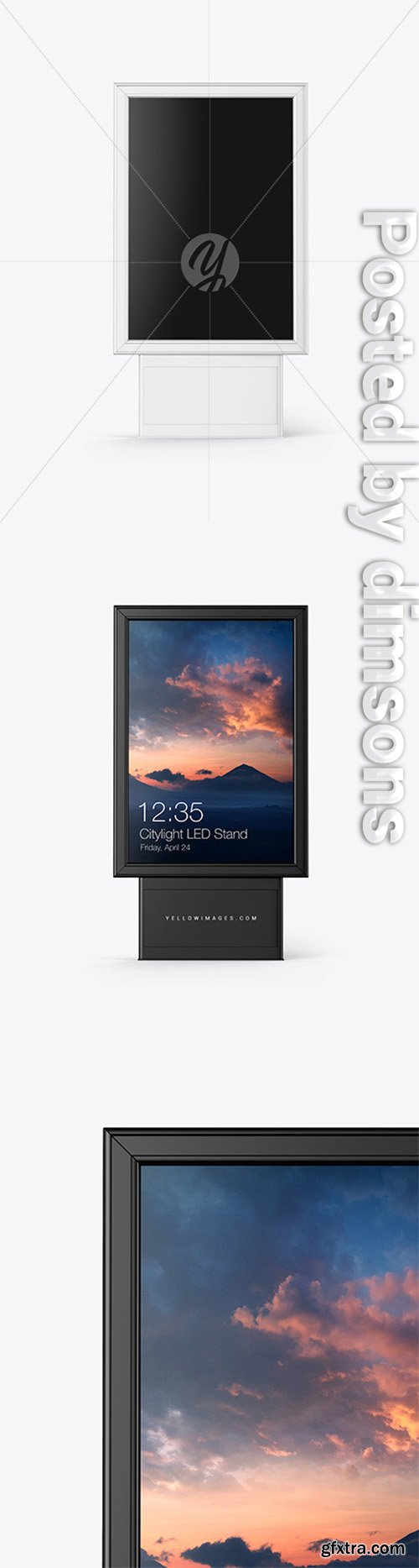 Citylight LED Stand Mockup 65168