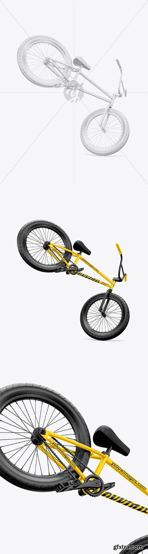 BMX Bicycle Mockup - Right Side View 65230
