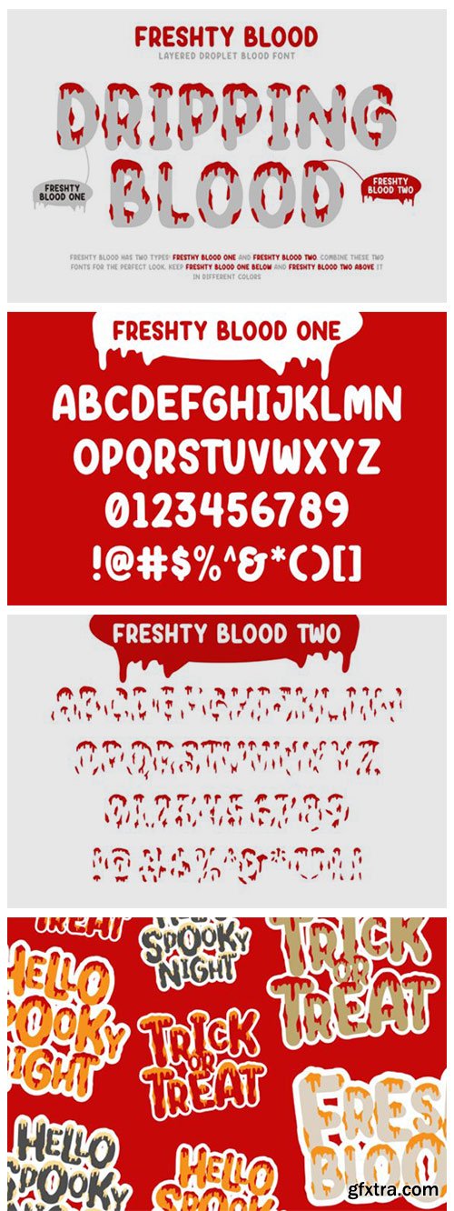 Freshty Blood Font