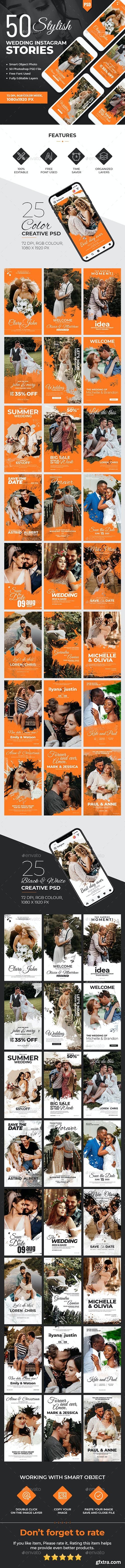 GraphicRiver - Instagram Wedding Stories Banners 28427215