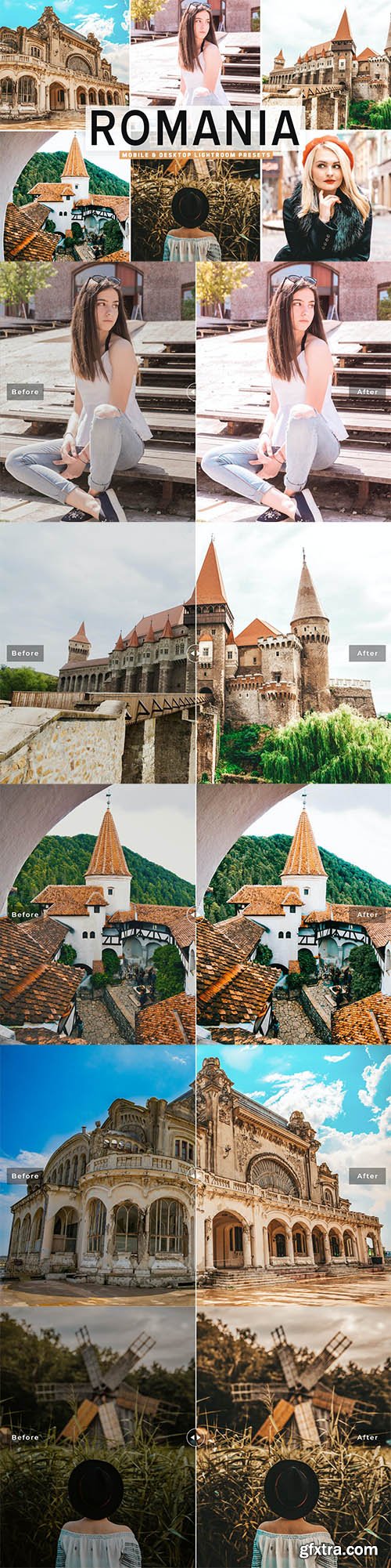 Romania Mobile & Desktop Lightroom Presets