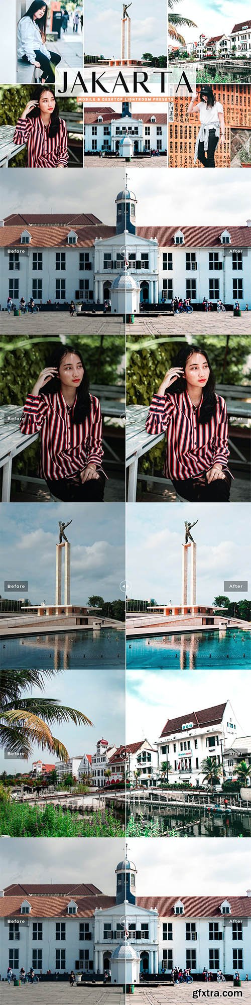 Jakarta Mobile & Desktop Lightroom Presets