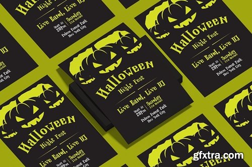 Halloween Flyer Design Template Vol. 03