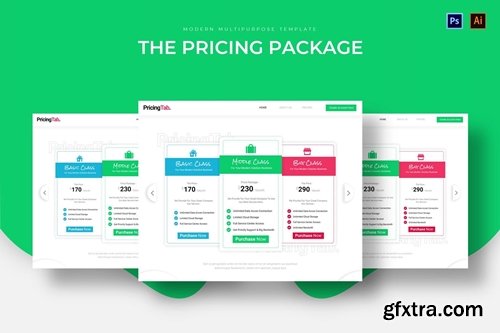 Pricing Package Pricing Table