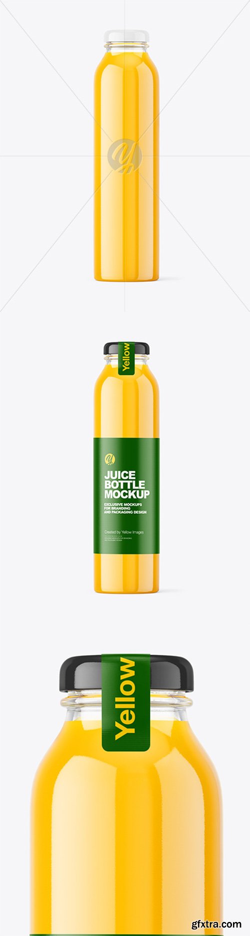 Orange Juice Bottle Mockup 65678