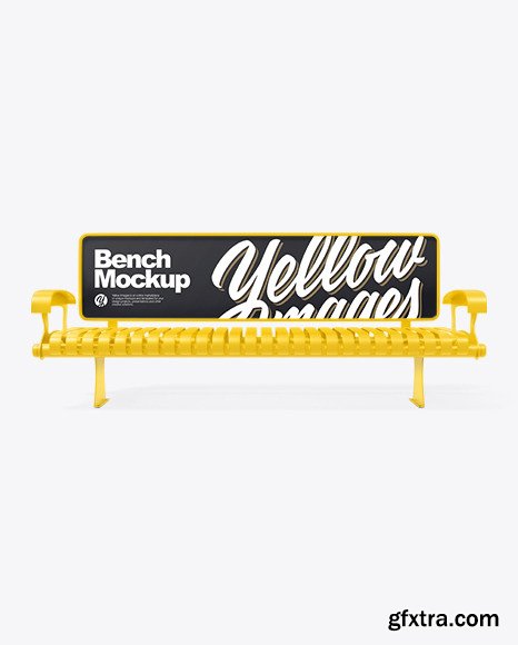 Advertising Bench Mockup 67584