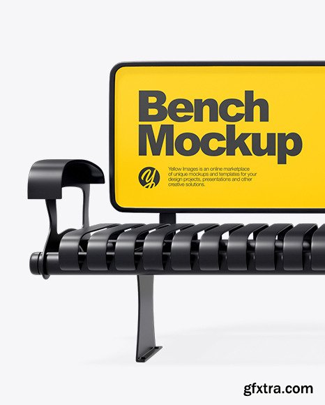 Advertising Bench Mockup 67584