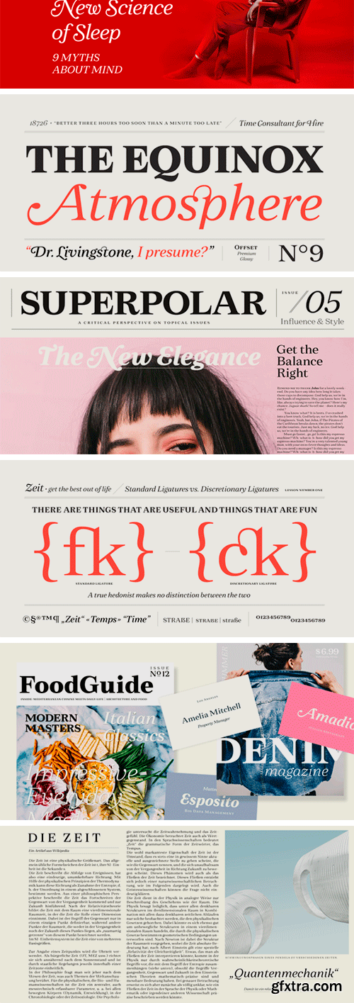 Zeit Font Family