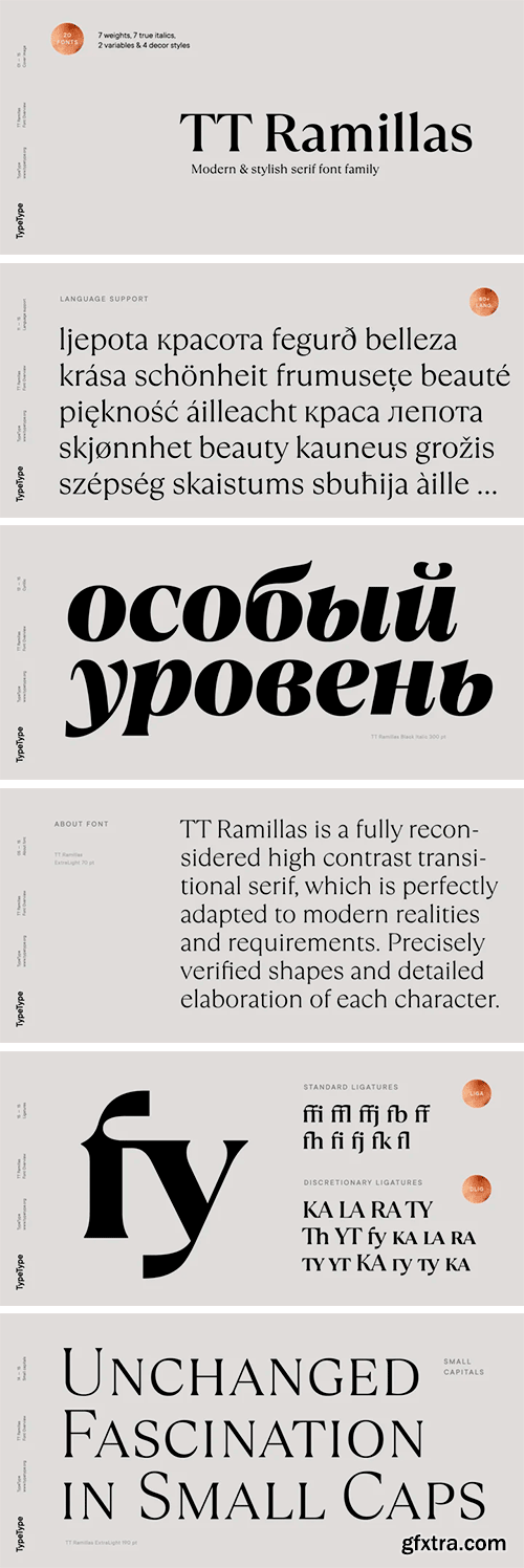 TT Ramillas Font Family