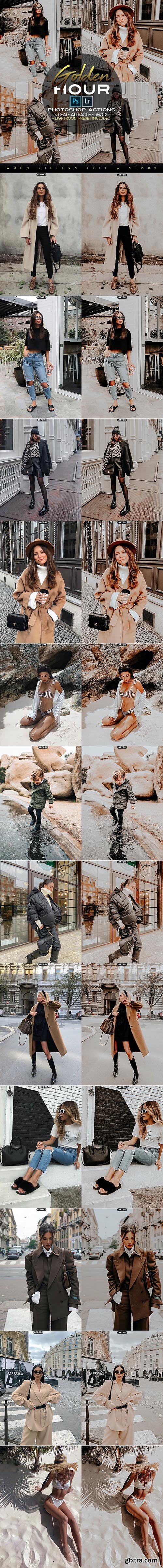 GraphicRiver - Golden Hour Photoshop Actions + LR Presets 28144667