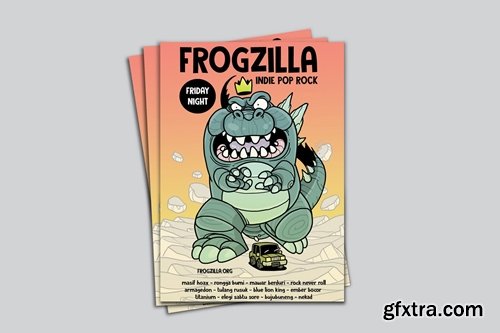 Frogzilla Poster RG