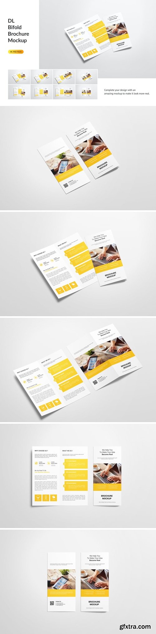 Dl Bifold Brochure Mockup