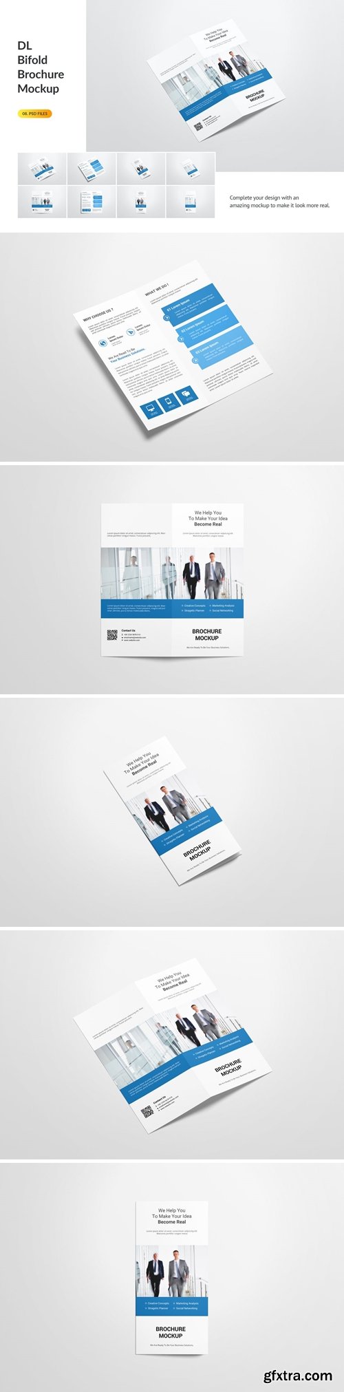 Dl Bifold Brochure Mockup