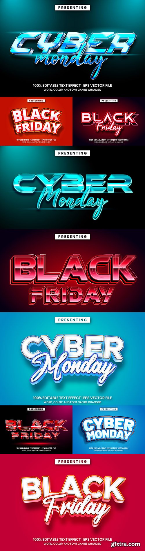 Editable font effect text collection illustration design 211
