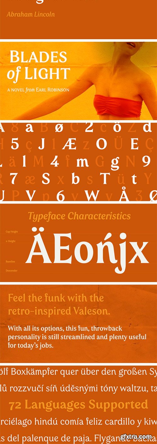 Valeson Font Family