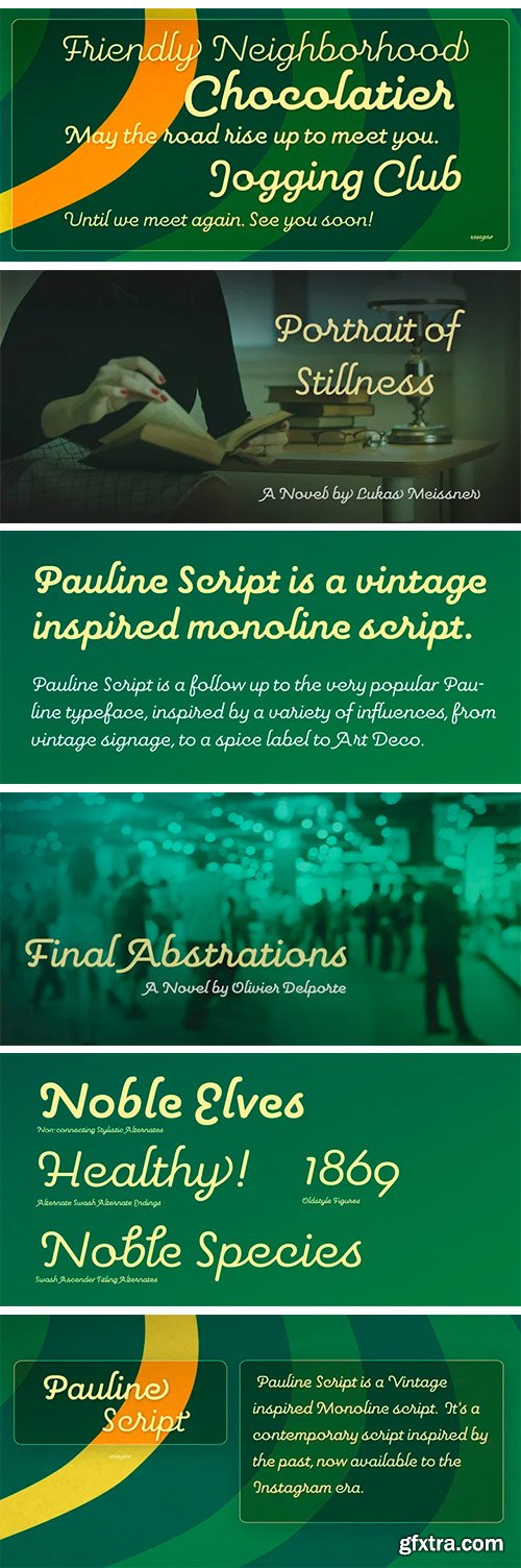 Pauline Script Font Family