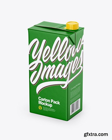 2000ml Carton Pack Mockup 67737