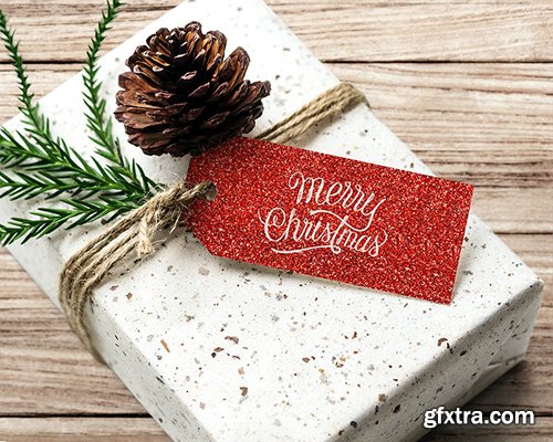 Christmas holiday greeting design mockup 516364