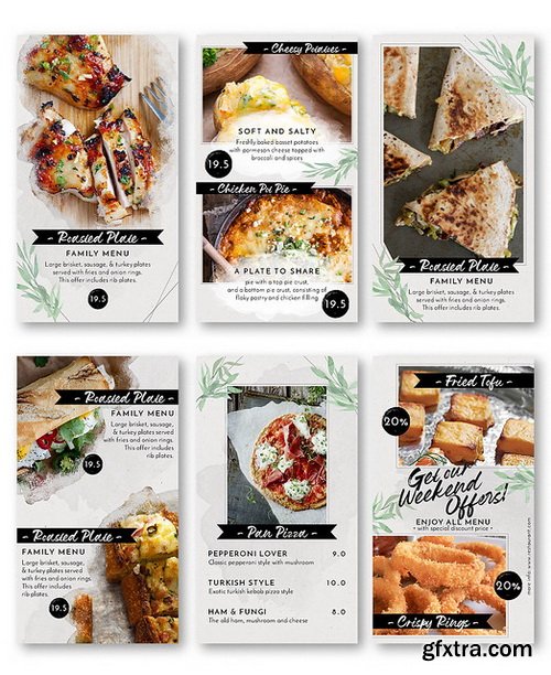 Videohive - Modern Food Menu Instagram Stories - 28331308