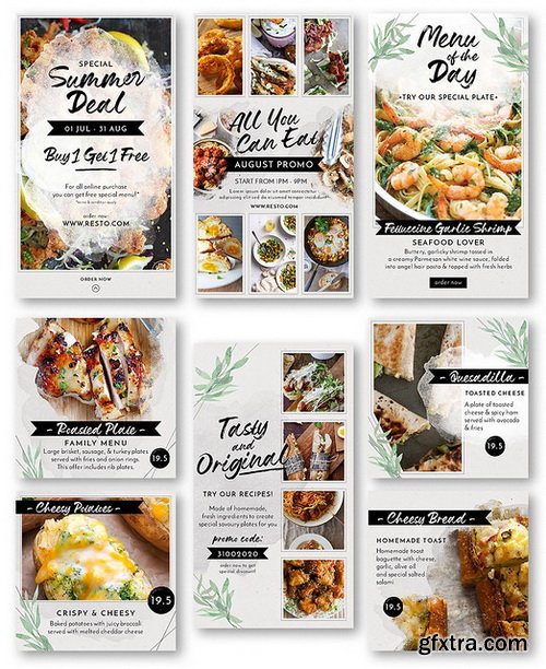 Videohive - Modern Food Menu Instagram Stories - 28331308