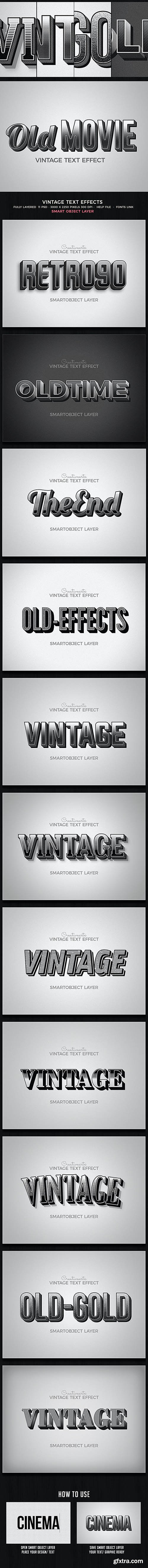 GraphicRiver - Vintage Retro Text Effects 28206644