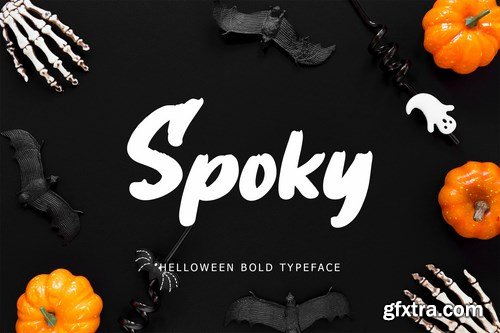 Spoky Helloween Bold Typeface