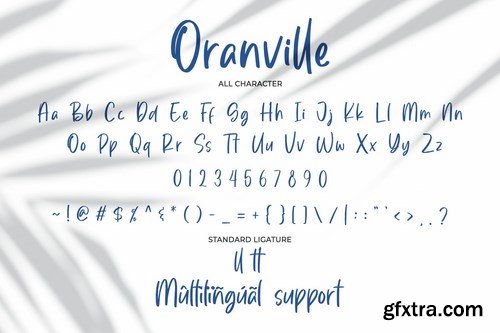 Oranville-Classy Handwritten Font