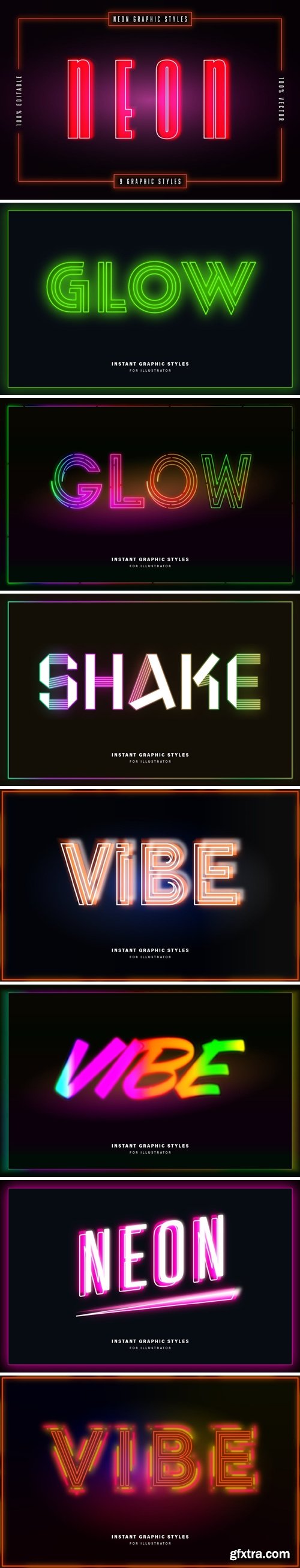 Neon Graphic Styles