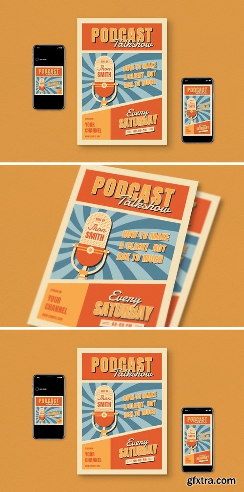 Weekly Podcast Flyer Pack