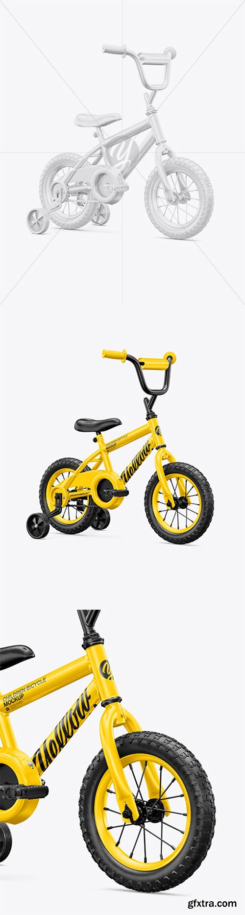 Children Bike Mockup - Half Side View 65709