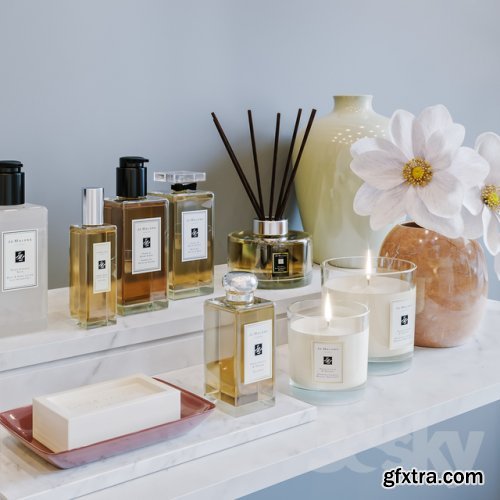 Jo Malone Bathroom set 3D MODEL